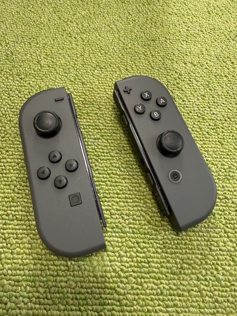 【美品】Nintendo Switch 本体、ハンドルセット、純正LANケーブル