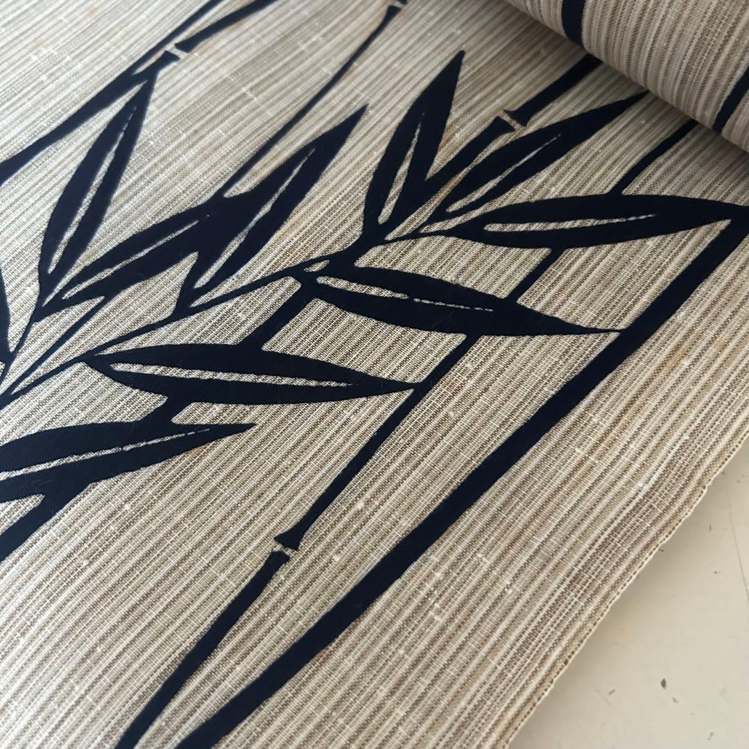 yk234 竺仙 本染 浴衣 反物 生地 リメイク 綿紬