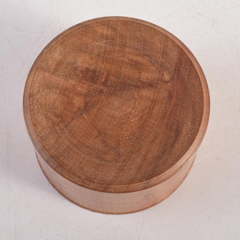 茶道具　天然木　中次　棗　在銘　書付共箱　C　8301