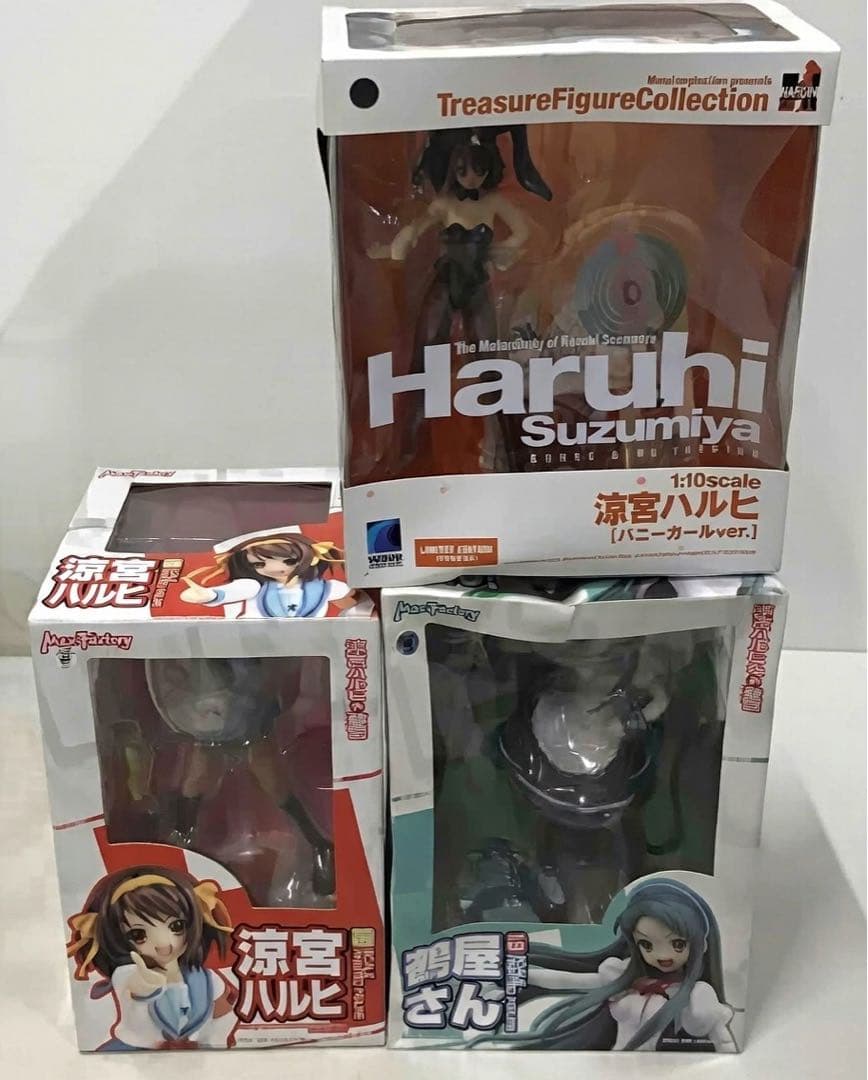 涼宮ハルヒの憂鬱　フィギュア　3点セット