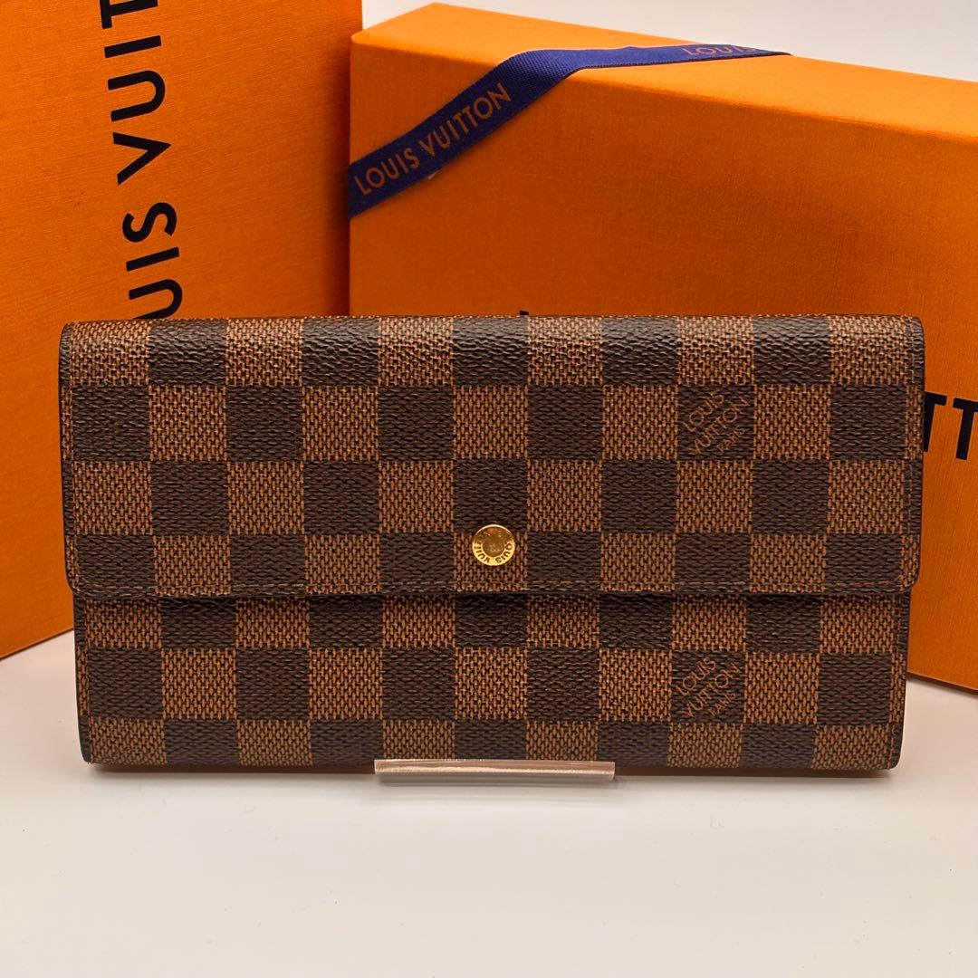 ✨鑑定済み✨ルイヴィトン✨ダミエ✨ポルトフォイユサラ 長財布