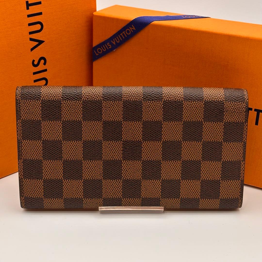 ✨鑑定済み✨ルイヴィトン✨ダミエ✨ポルトフォイユサラ 長財布