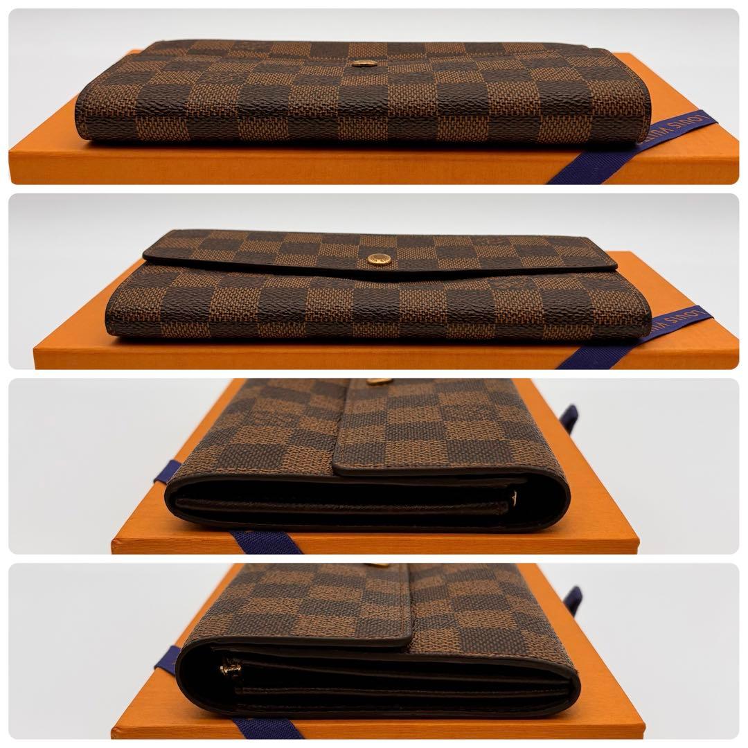 ✨鑑定済み✨ルイヴィトン✨ダミエ✨ポルトフォイユサラ 長財布
