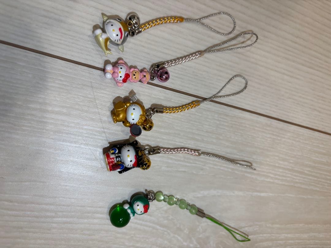 ハローキティ ストラップ 15個セット