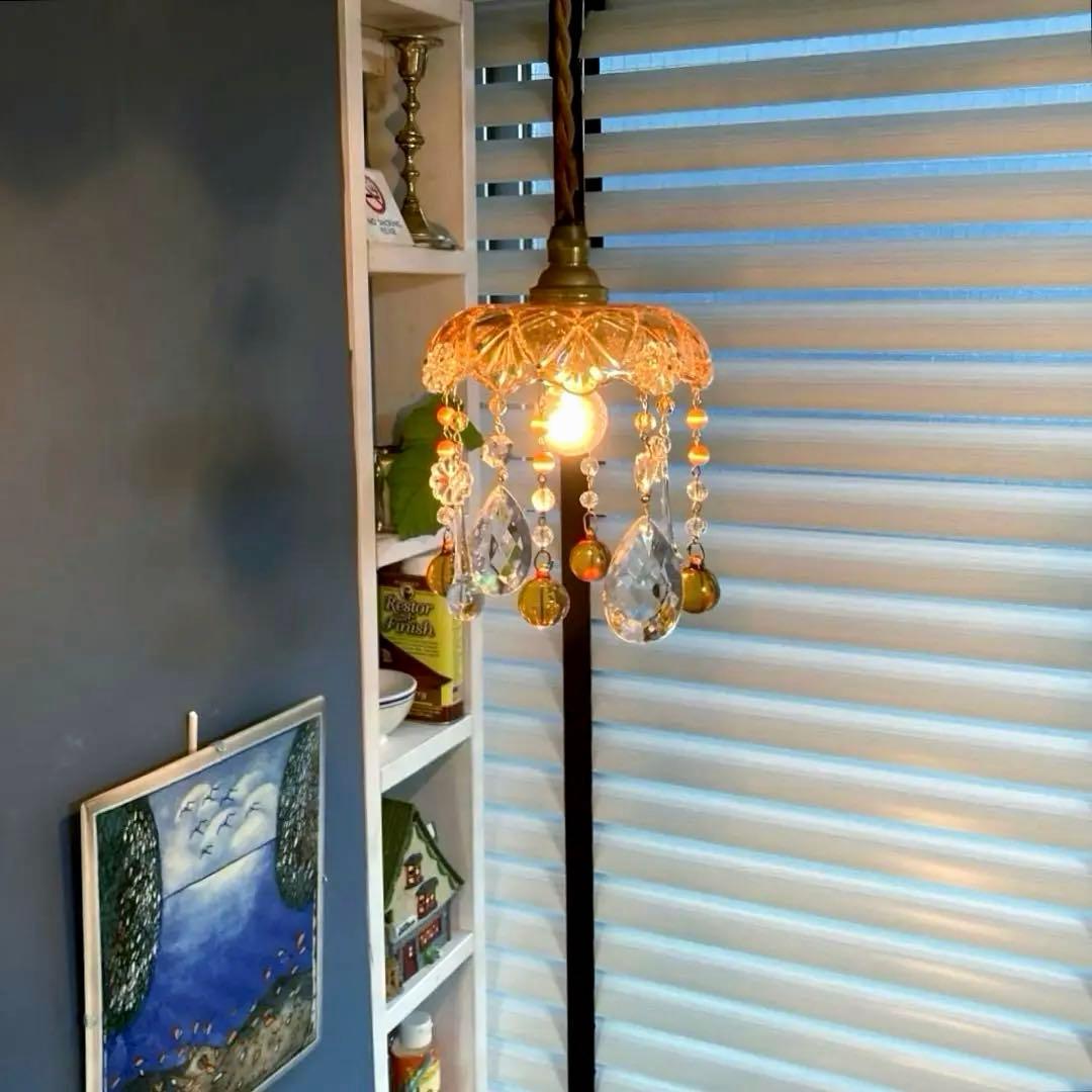 ミニシャンデリア（winter）1920年　フランスアンティーク　ランプ