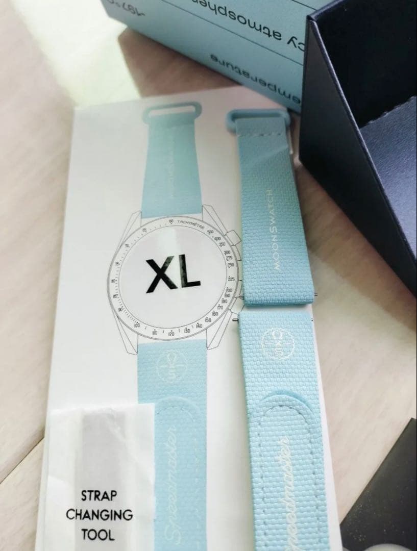 Swatch/スウォッチ　ムーンスウォッチ　稼動品　完品　別売りストラップ付き