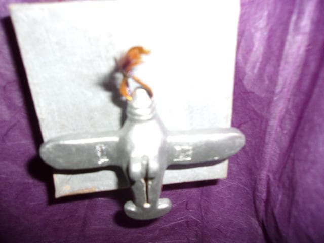 戦前 航空機型土鈴神風(超珍品)「 TOKYOーLONDON 記録飛行」趣味の会