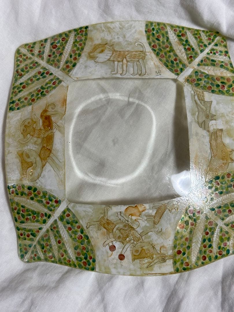 松岡装子⭐︎皿⭐︎ガラス