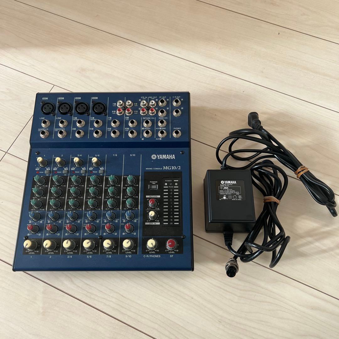 【美品】YAMAHA MG10/2 ミキサー 専用アダプタ付き ヤマハ