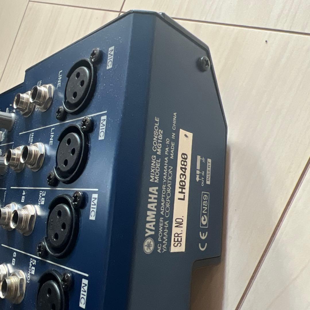 【美品】YAMAHA MG10/2 ミキサー 専用アダプタ付き ヤマハ