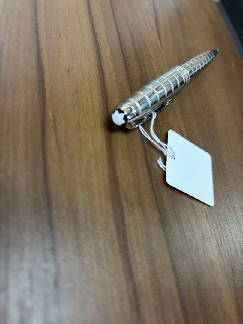 モンブランボールペンソリテールプラチナプレートファセット