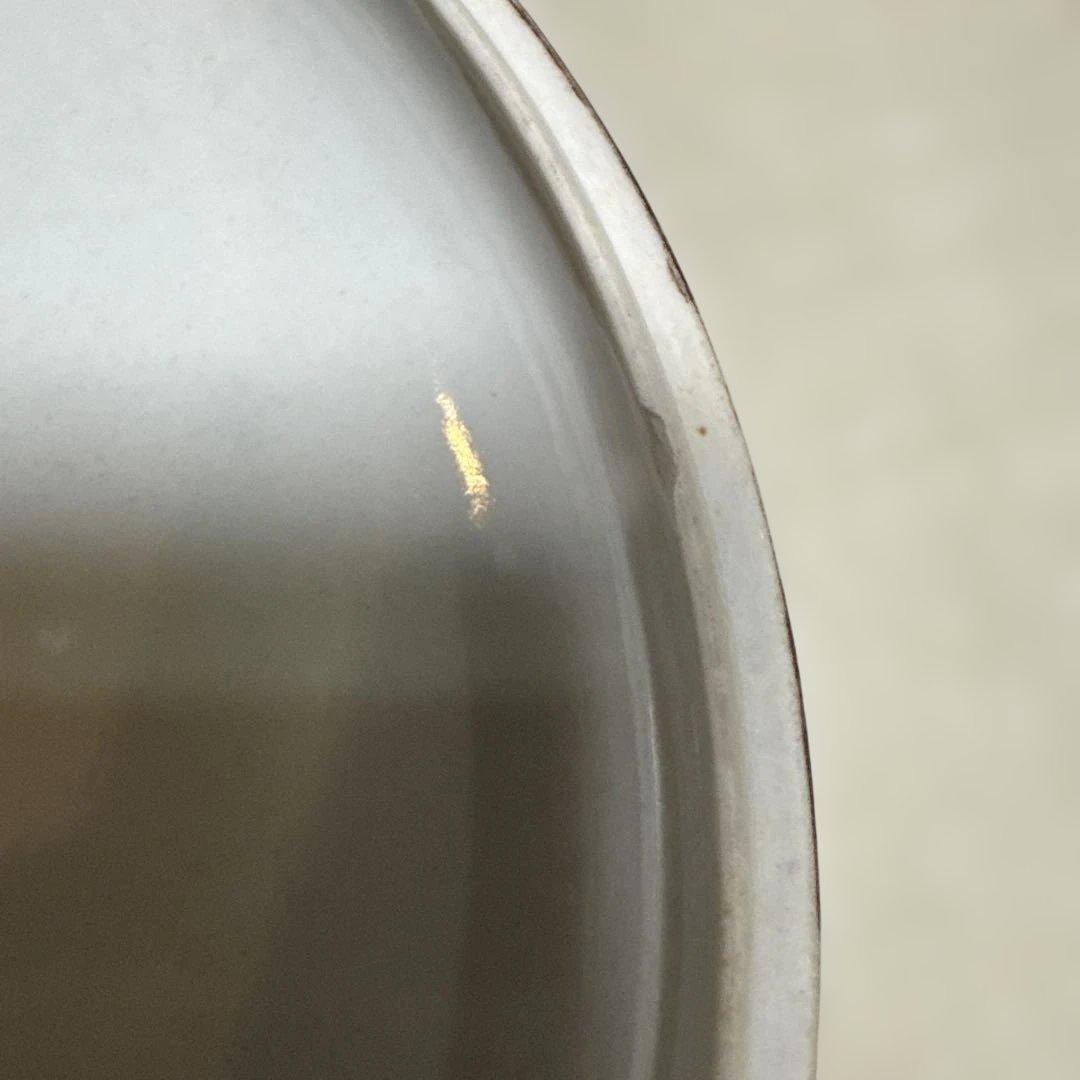 最終価格、アンティーク、自家保存　久谷　谷口骨董　蓋の裏に菖蒲の絵