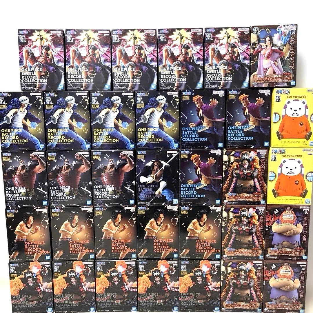 ワンピースフィギュア まとめ売り【34体】ルフィ エース マルコ ロー ベポ等
