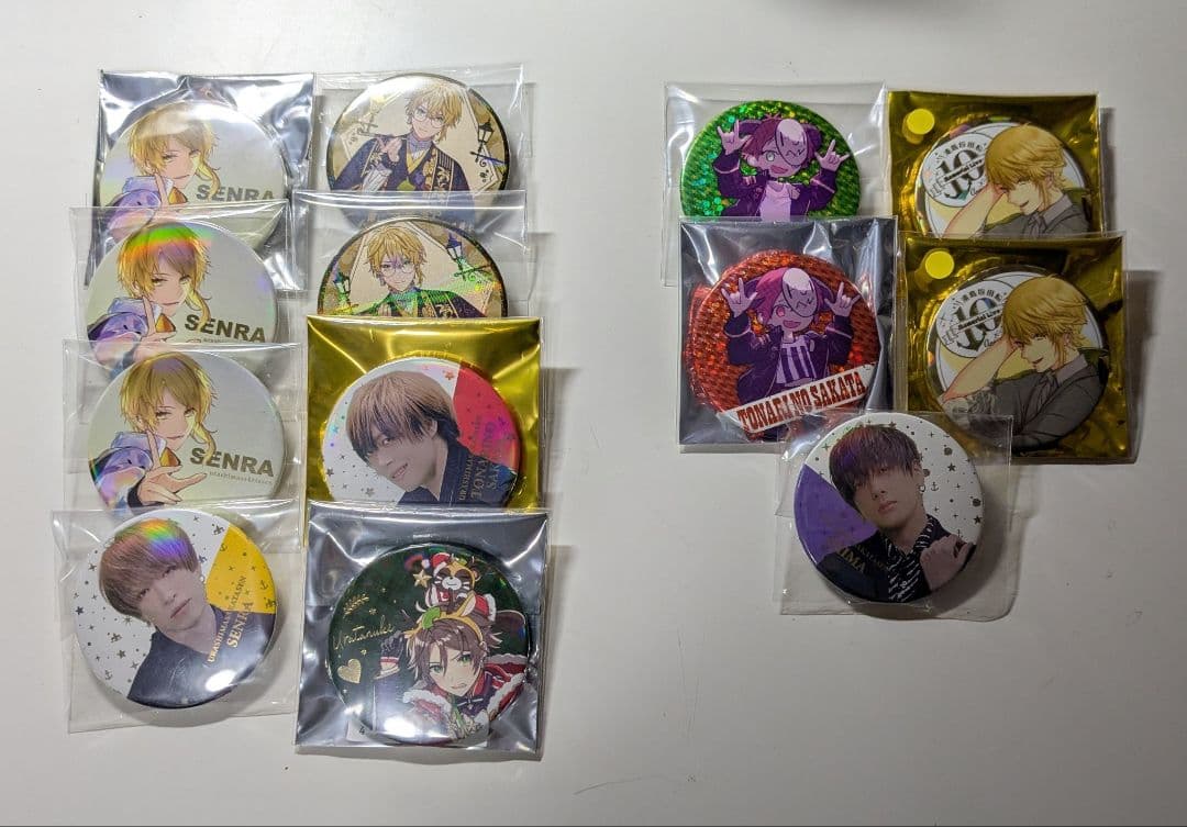 浦島坂田船 缶バッジ うらたぬき あほの坂田 となりの坂田 志麻 センラ 実写