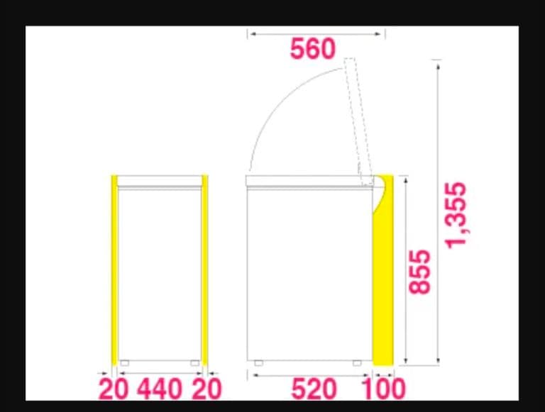 専用）Haier ハイアール冷凍庫 直冷式冷凍ストッカー JF-NCFF6F1