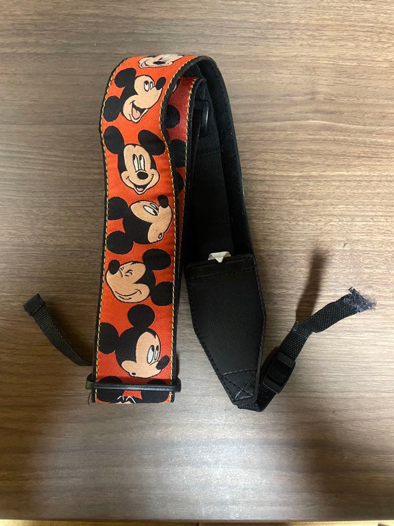 WDW ディズニーカメラストラップ(ミッキーマウス)