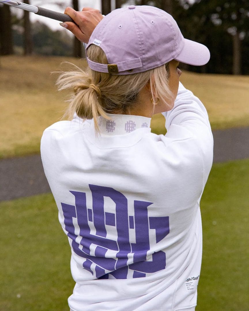 レディースウェア Captains Helm Golf LOGO CREW SWEAT