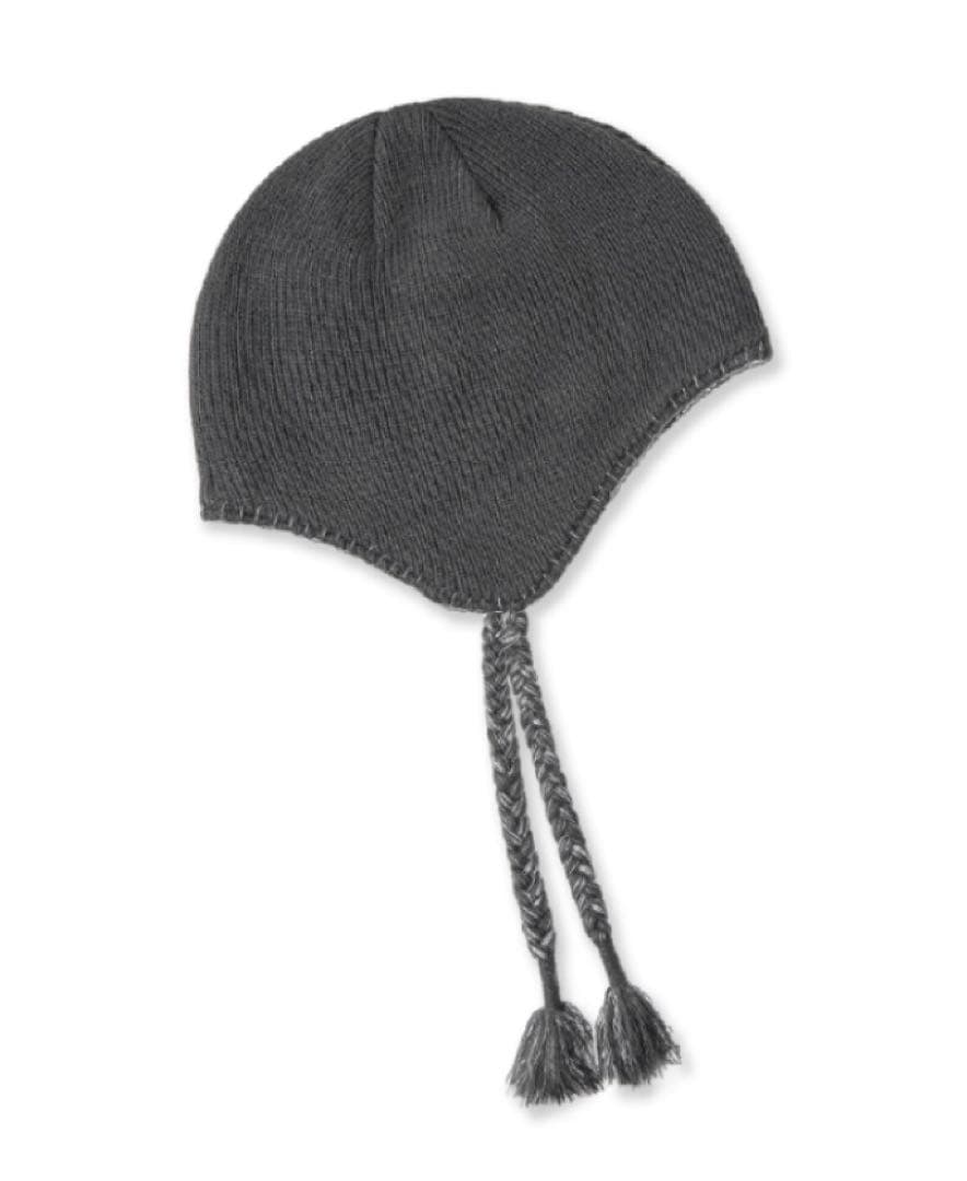 帽子 AEAE EARFLAP BEANIE [CHARCOAL]