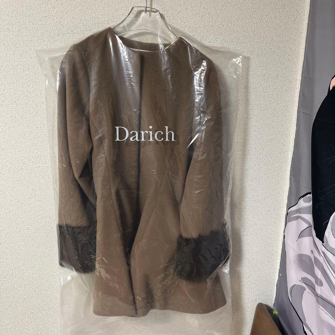 新品　ダーリッチ darich ウエストベルトメルトンコート