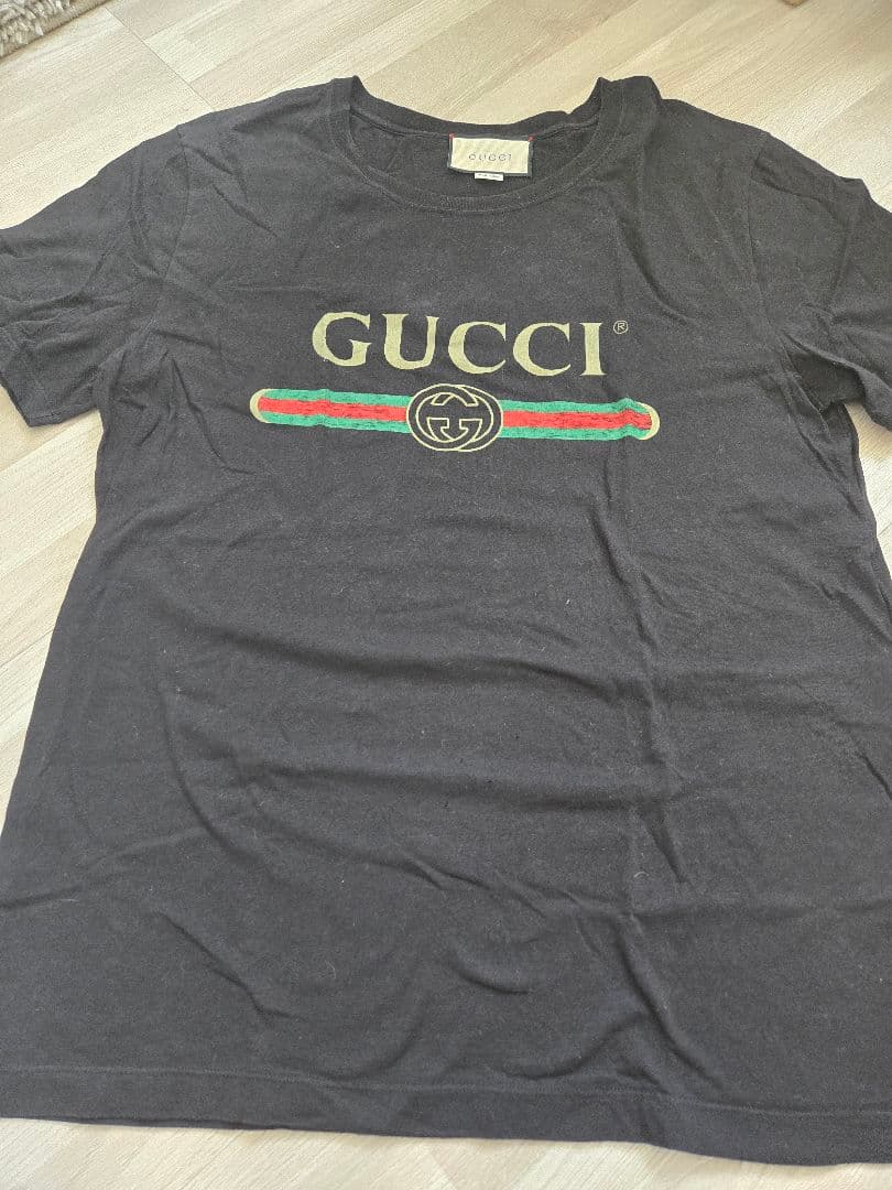 GUCCI ロゴTシャツ ブラック 正規品