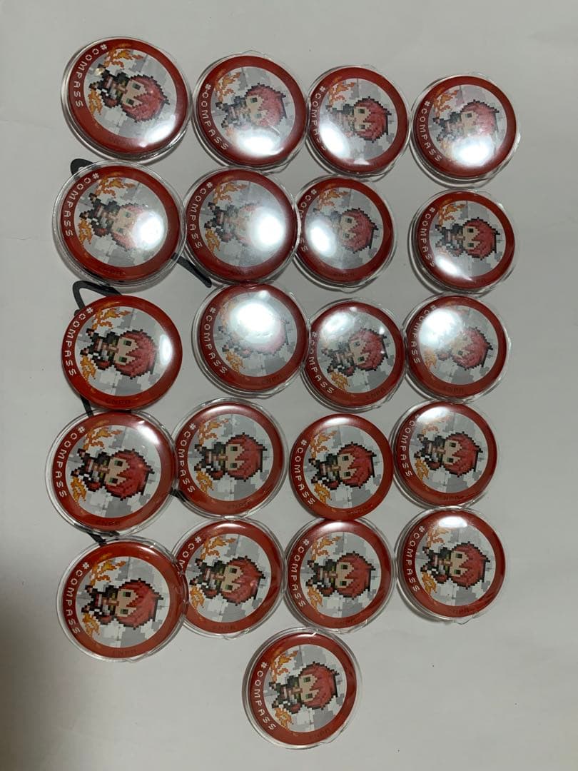 コンパス　きらら　輝龍院きらら　ドットヒーローズ　ライアリ　缶バッジ21個セット