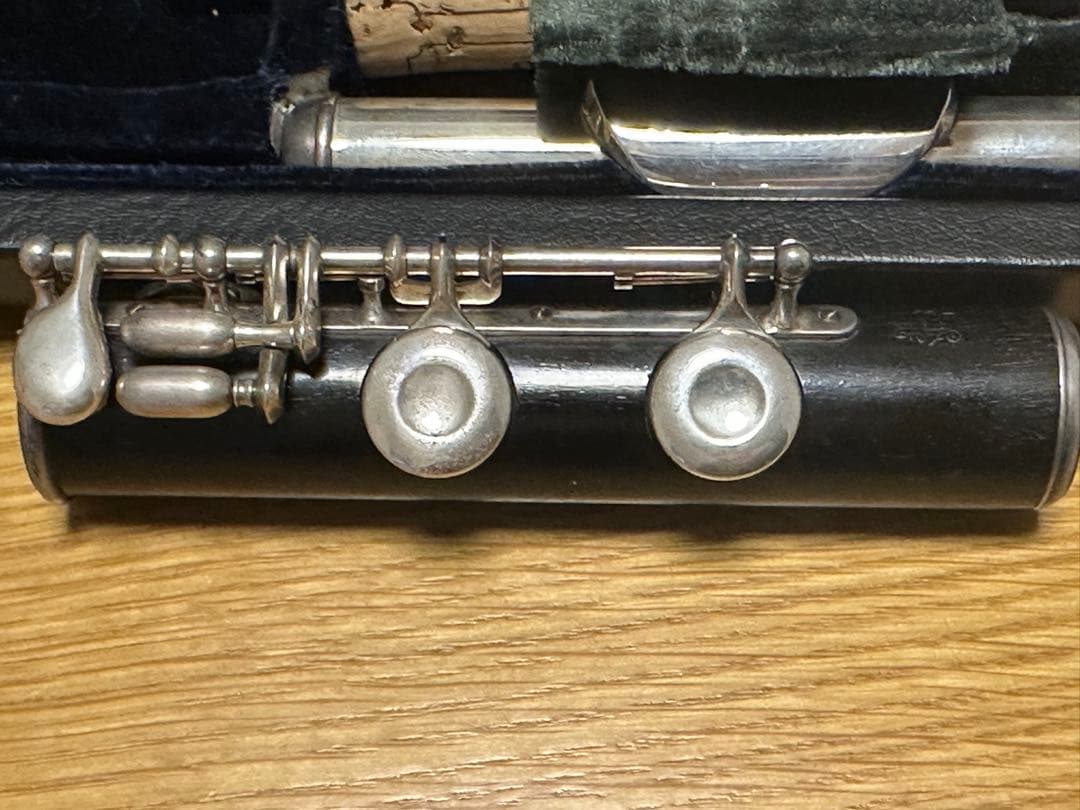 木製ヘインズフルート(頭部管2本付き(木製・銀製))