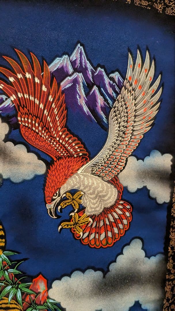 掛け軸、虎　壁掛け　和室インテリア