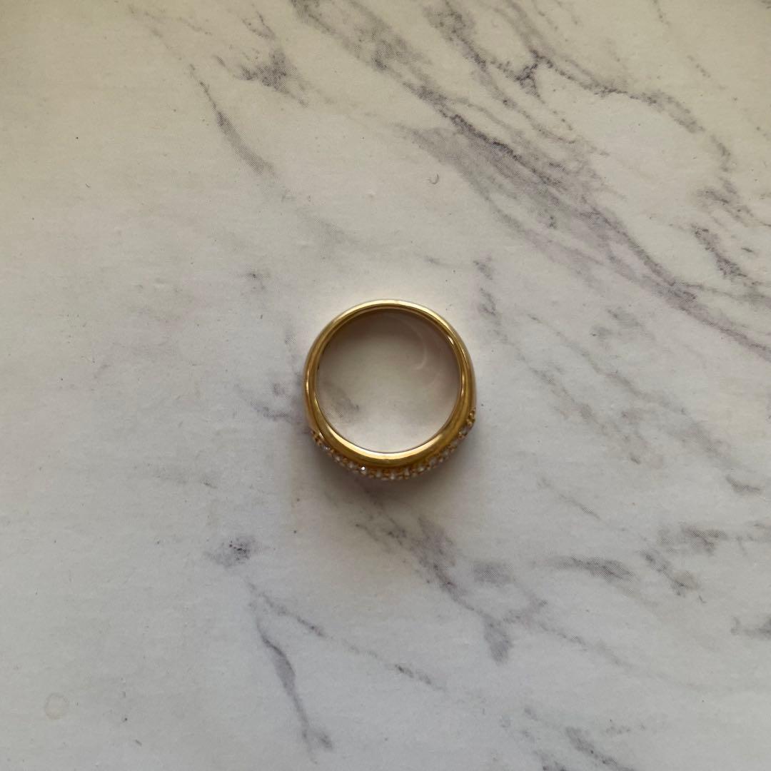 Ponte Vecchio K18YG ダイヤモンドリング ポンテヴェキオ