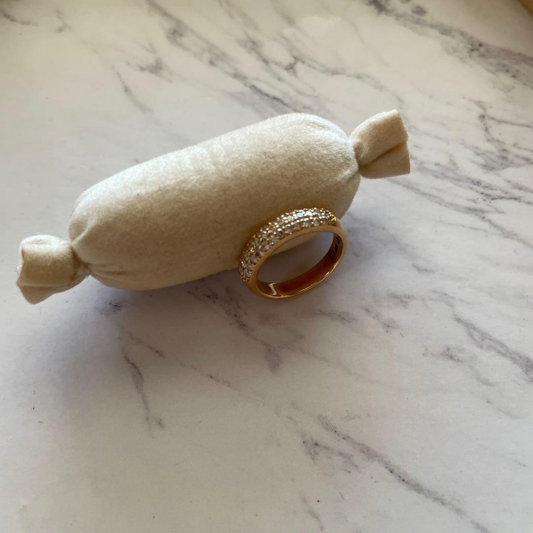 Ponte Vecchio K18YG ダイヤモンドリング ポンテヴェキオ