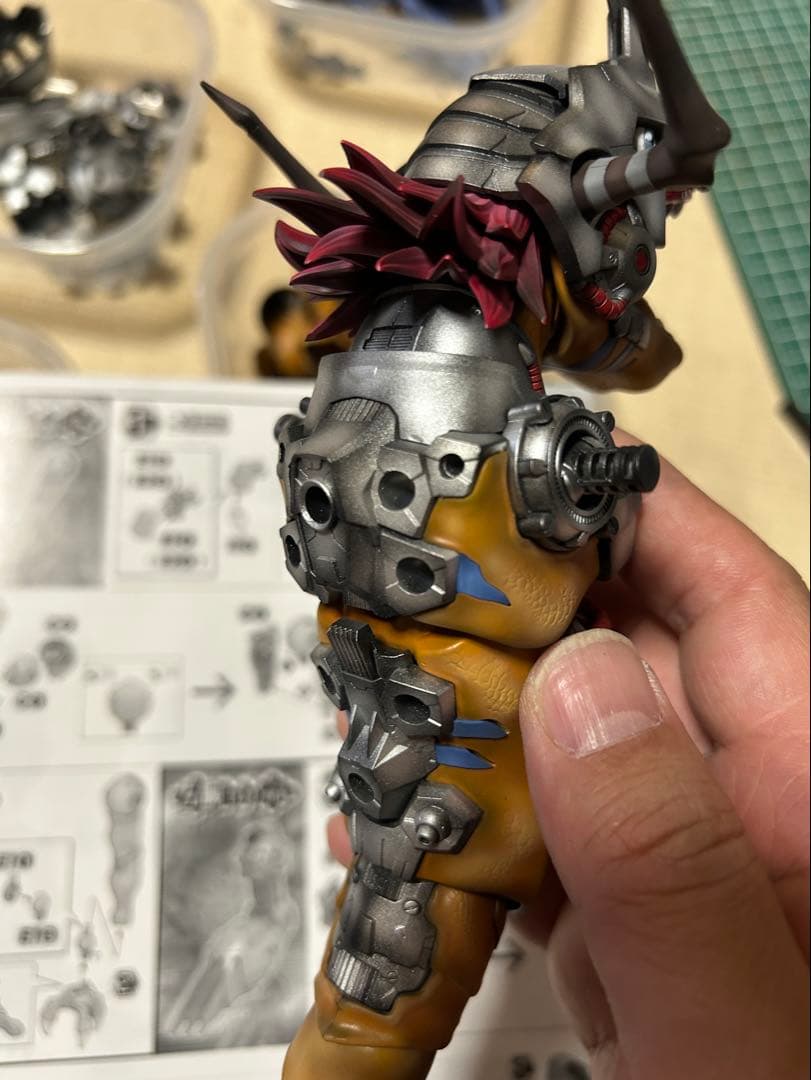 初売り ガンプラ全塗装完成品 デジモンメタルグレイモン