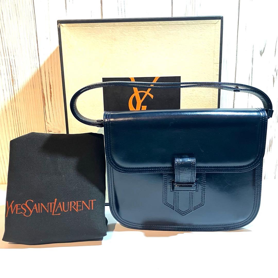 し*ま様 イヴ・サンローラン　レザー ショルダーバッグ　トートバッグ　2WAY