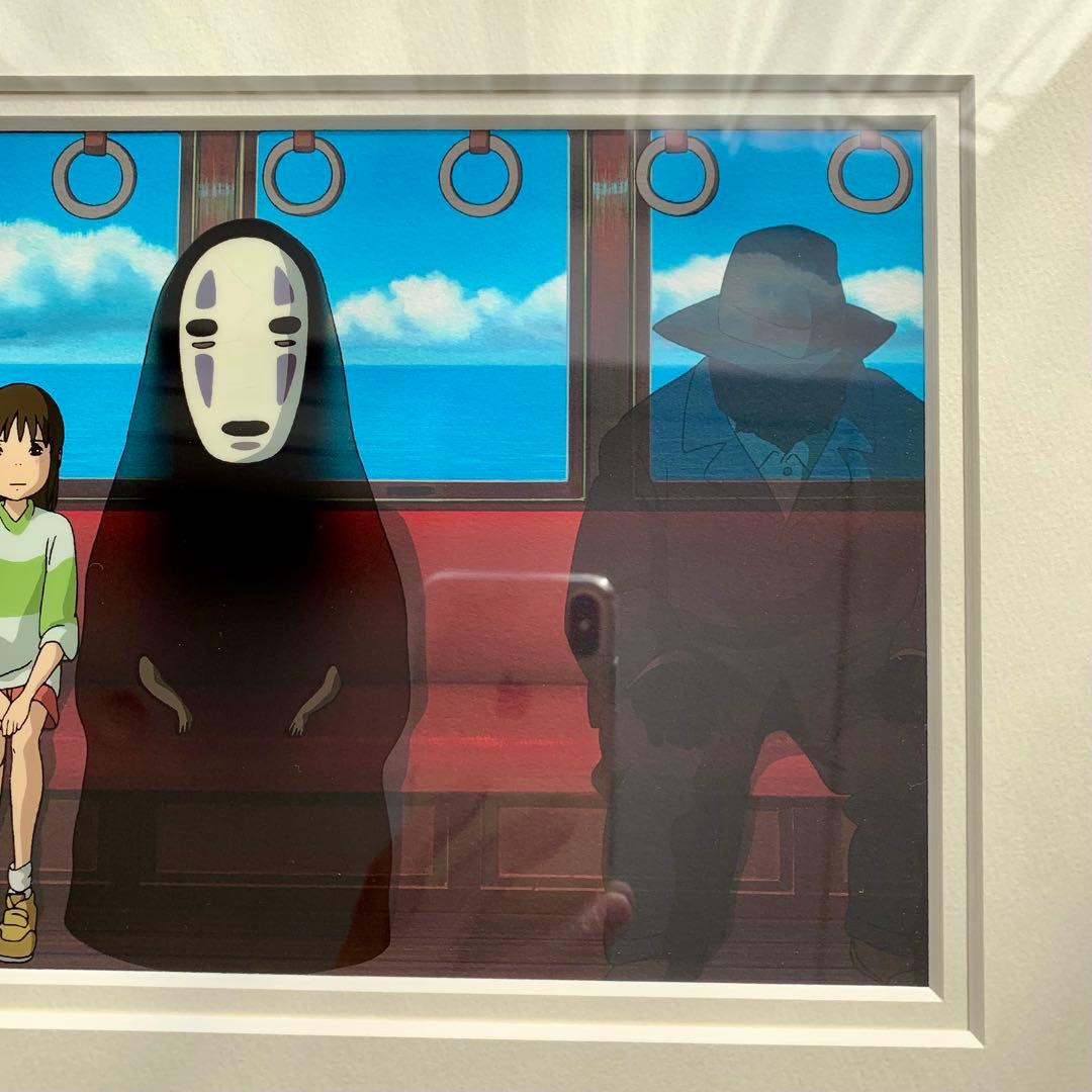 ｍ*２様 【非売品】ジブリ 千と千尋の神隠し セル画 海原鉄道 千尋とカオナシ