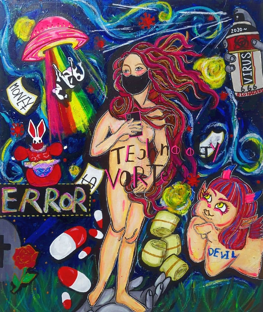 【一点物アートSALE:】CHAOS（カオス）【F20号】