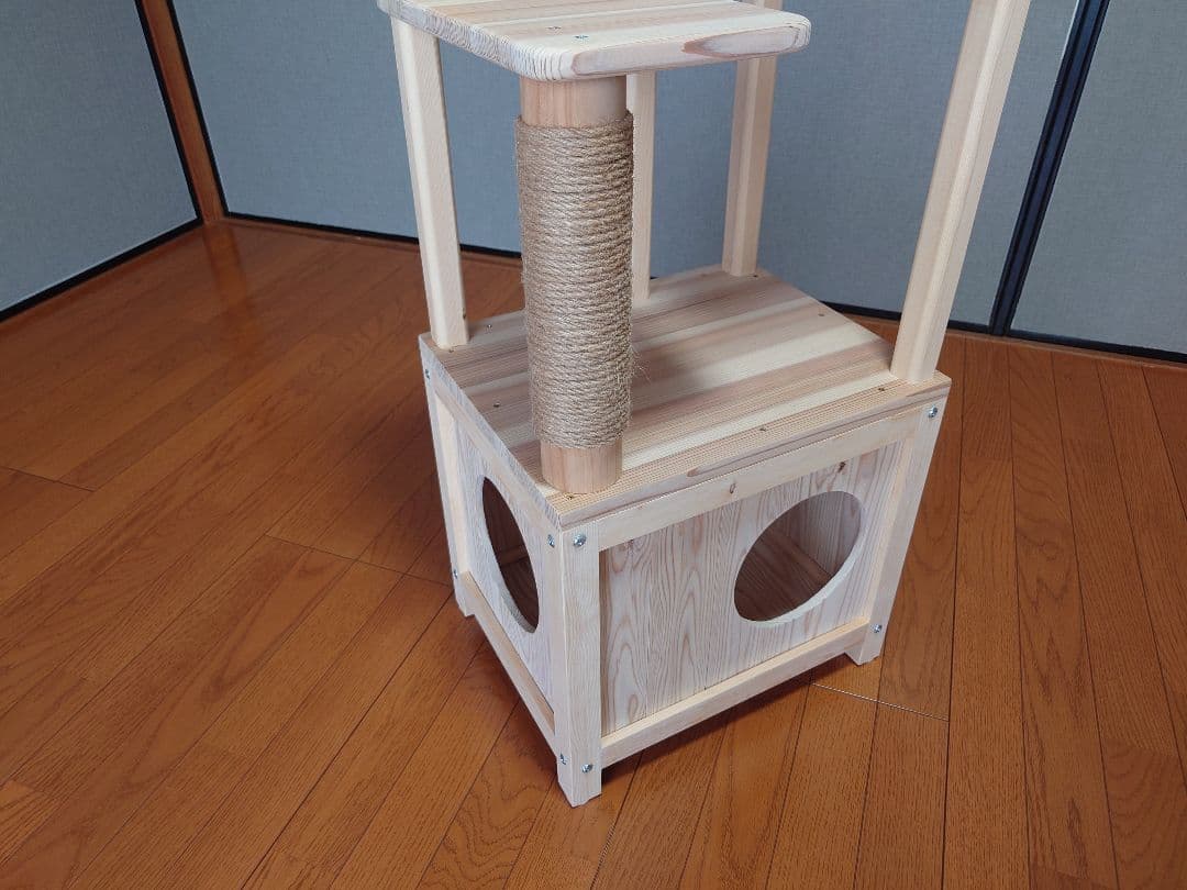 ㉖★キャットタワー★キャットハウス★ハンドメイド★爪研ぎ★猫ハウス