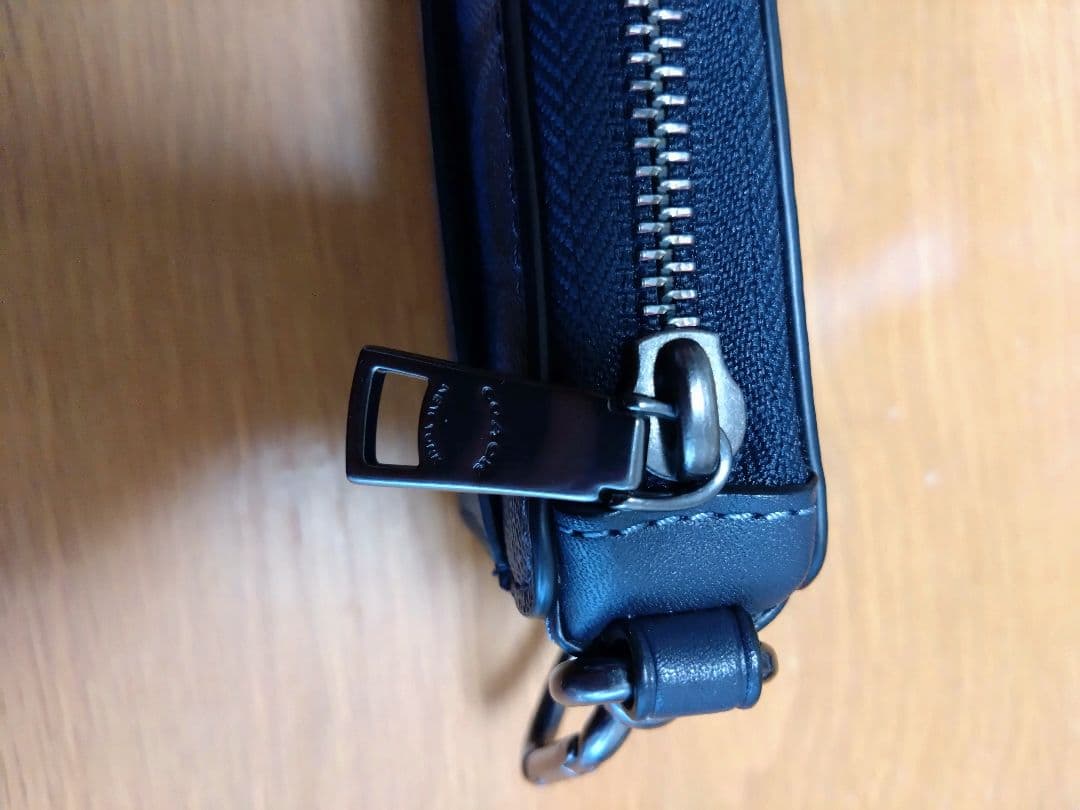 サ*ヨ様 【入手困難/レアカラー/美品】COACH デニムブルー キーケース