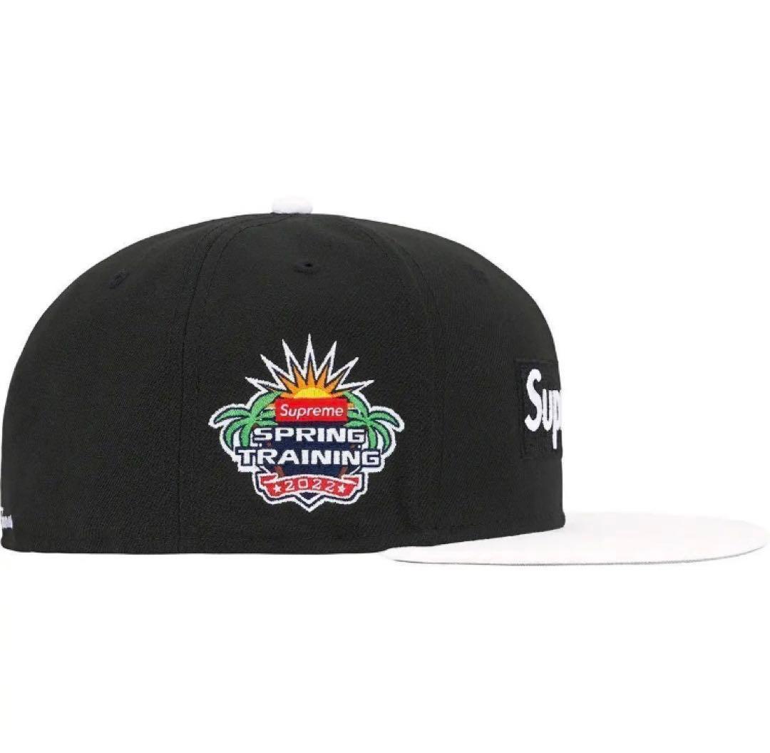 シュプリーム 2トーン ボックスロゴ ニューエラ キャップ ブラック 黒