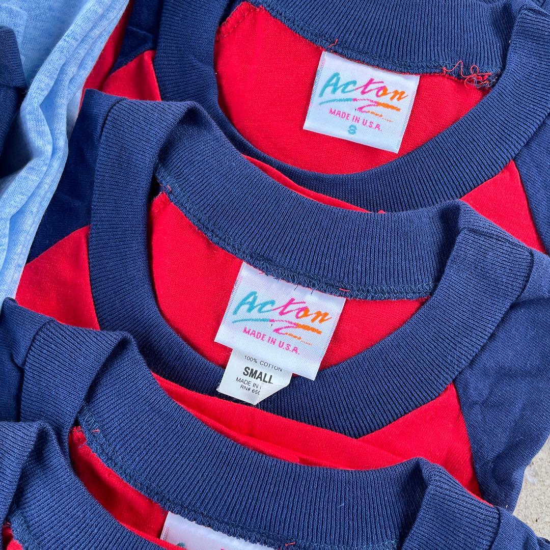 デットストック USA製 Tシャツ リンガー ラグラン 古着卸 まとめ売り