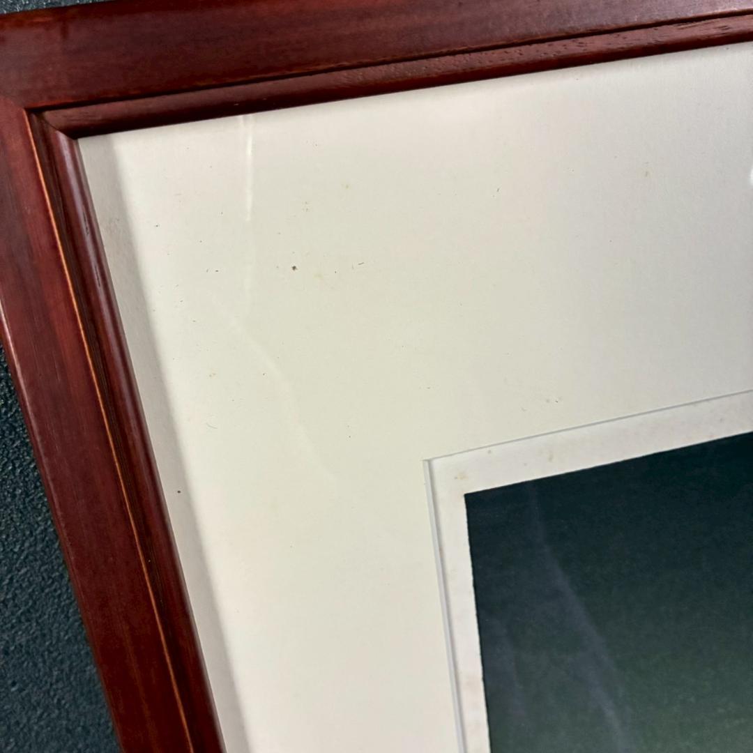 宮本秋風「十六夜月」木版画 直筆サイン・印章・エンボス印有 人気木版画家