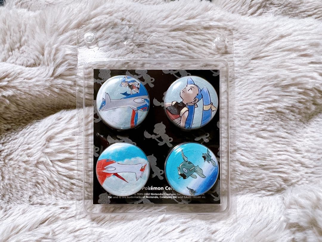 ポケモンセンター　缶バッジ　イブキ　ラティオス　ラティアス