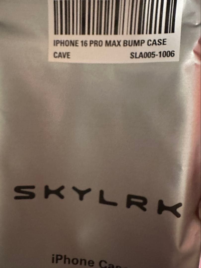 iPhoneアクセサリー SKYLRK iPhone 16 PRO MAX BUMP CASE
