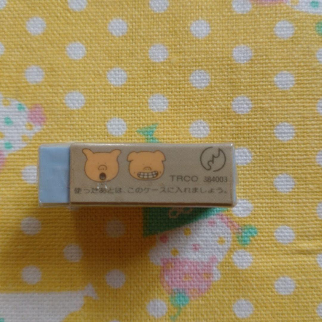 レトロ　ソニークリエイティブ　TON TON TIMING　筆箱　消しゴム