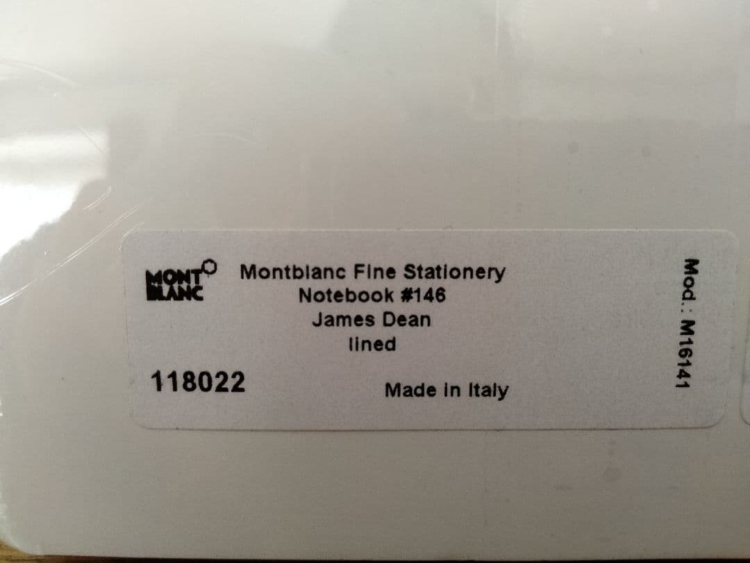 モンブラン　ジェームス・ディーン　ノート　＃１４６　Ａ５サイズ　横罫線　新品