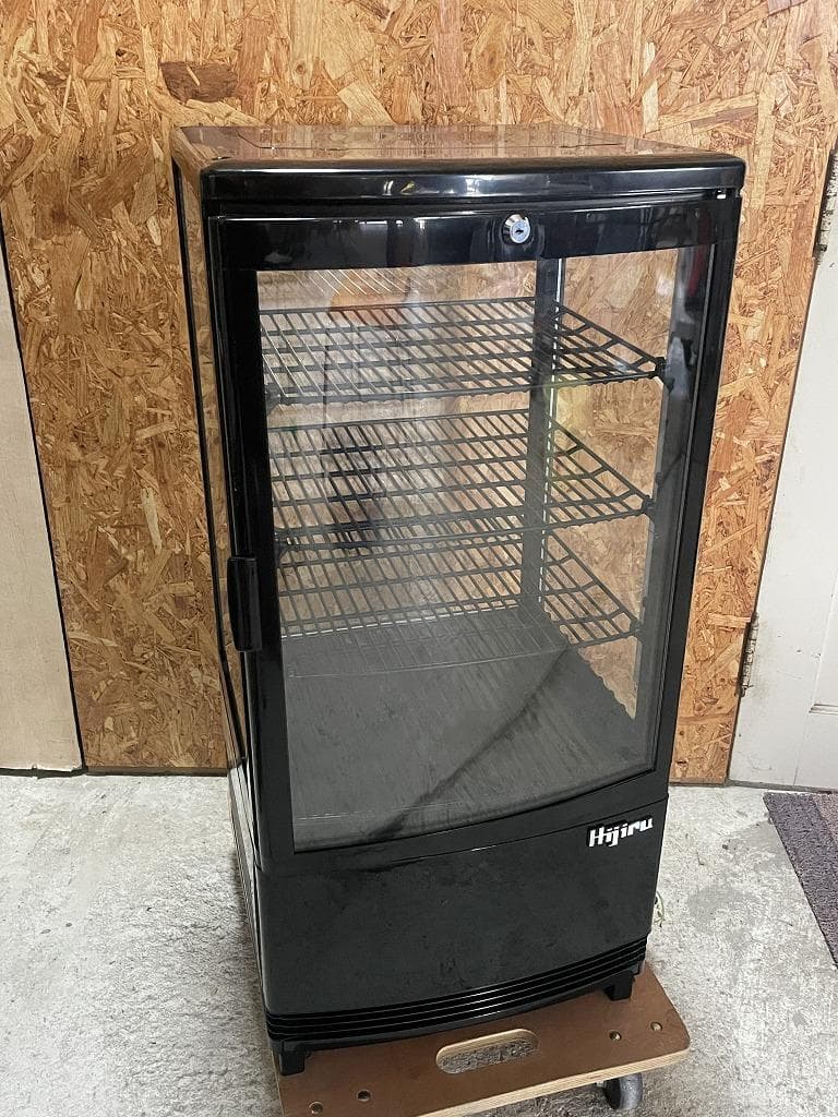 【美品】ヒジル　卓上冷蔵ショーケース　HJR-URK70BK　2021年製