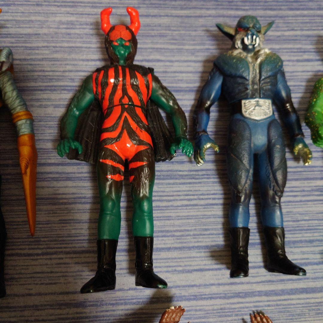 仮面ライダー　ソフビ　まとめ売り　昭和　怪人　ショッカー　約17cm　フィギュア