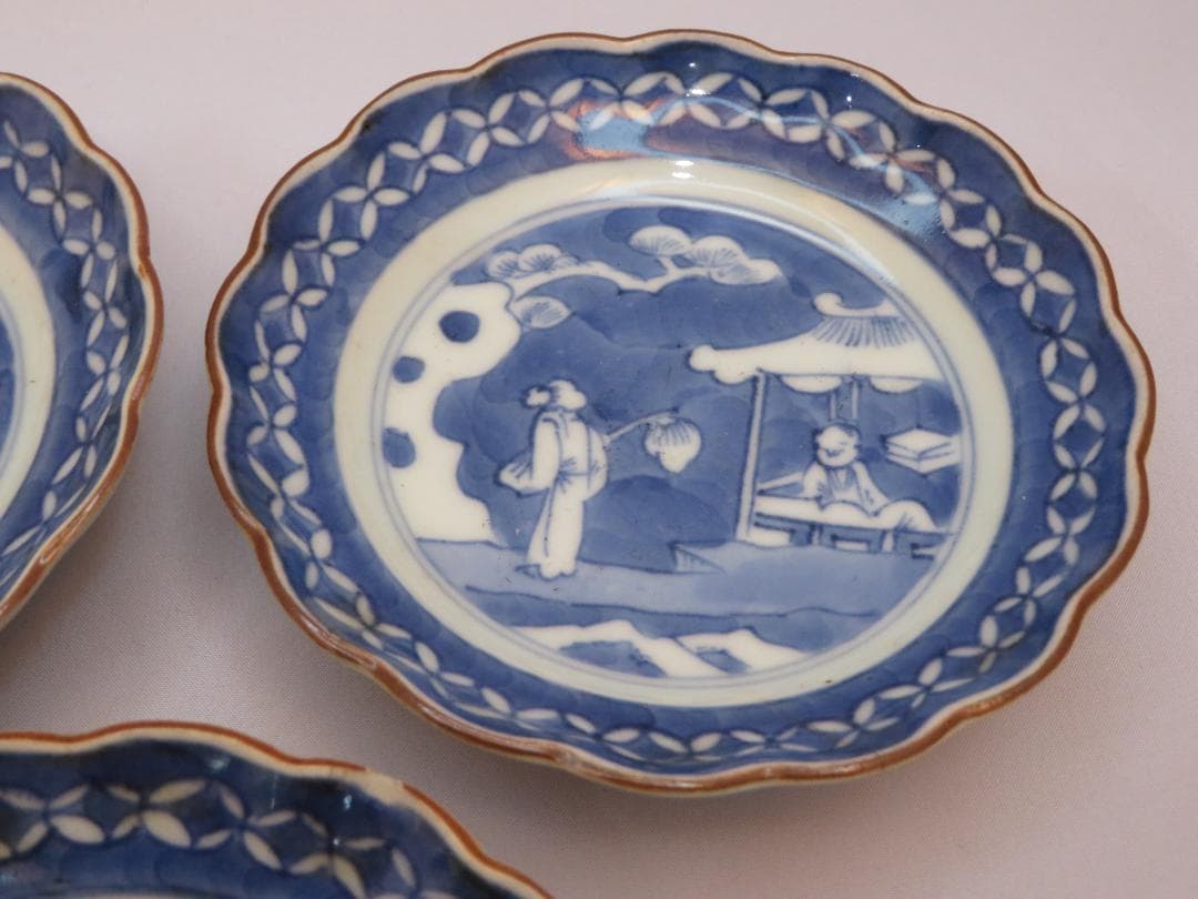 3247　古美術＜値下げ交渉大歓迎＞古伊万里人物像　５枚