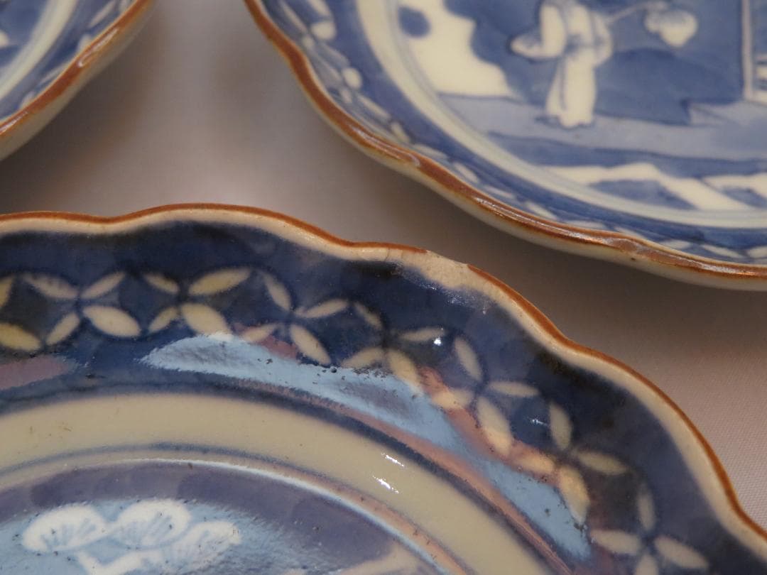 3247　古美術＜値下げ交渉大歓迎＞古伊万里人物像　５枚