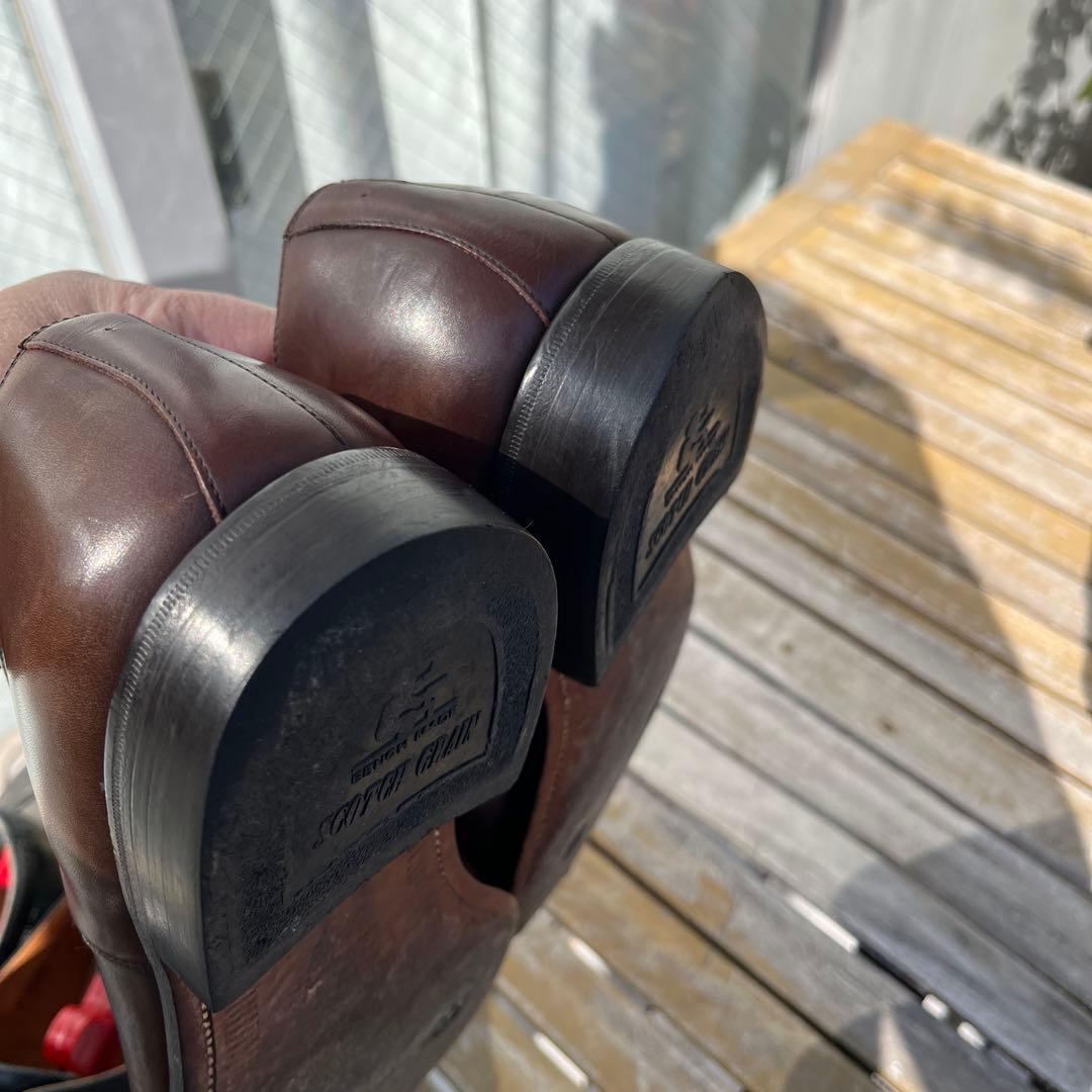 スコッチグレイン ウィングチップ・ユーチップレザーシューズセット