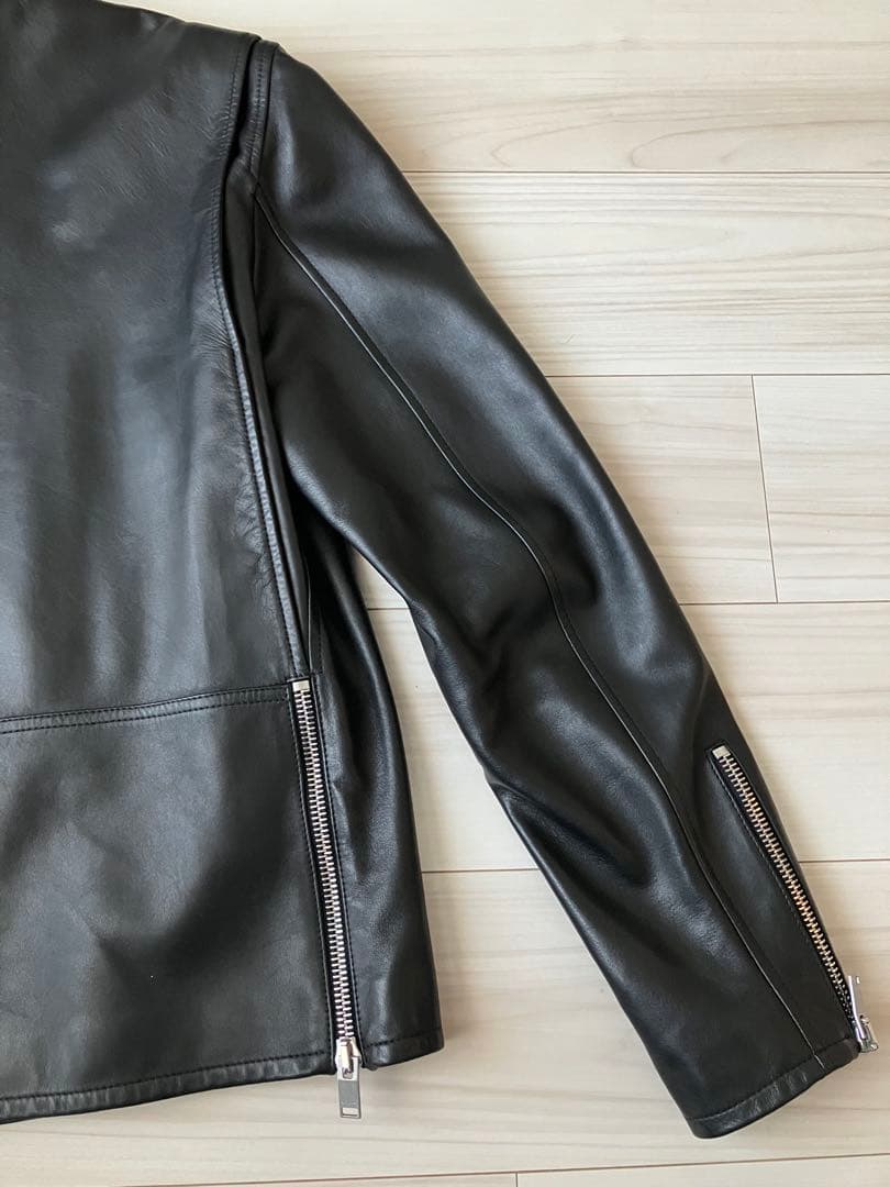 超美品 SAINT LAURENTサンローラン キース レザージャケット 56