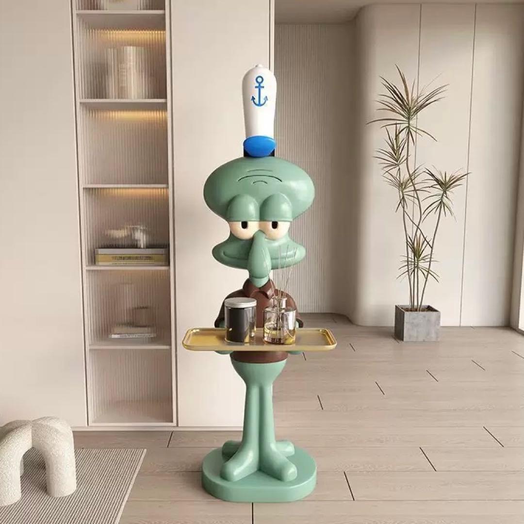 nnmm  スポンジボブ イカルゴ 特大インテリア フィギュア