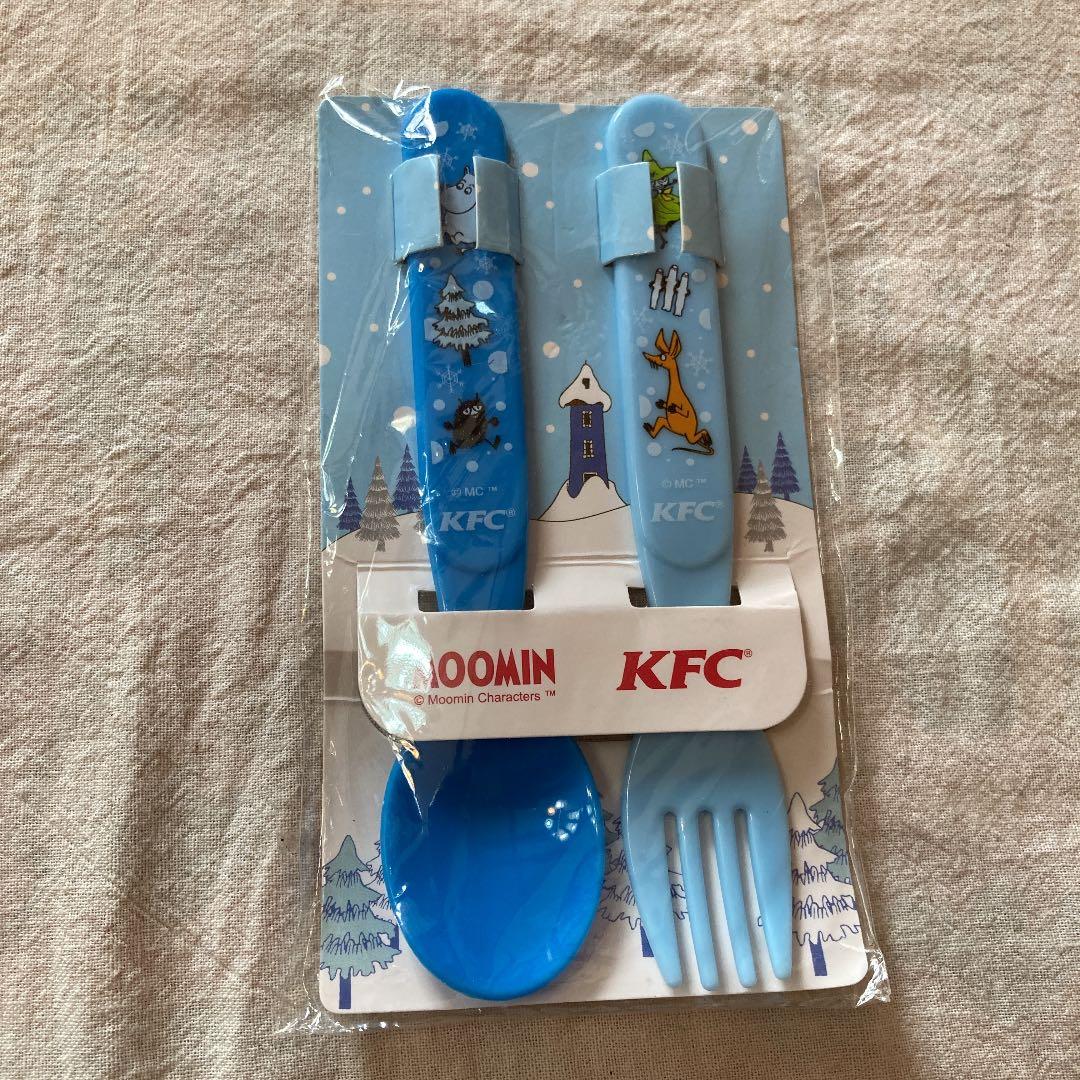 ケンタッキーフライドチキン　ムーミン　スプーン　フォーク　セット